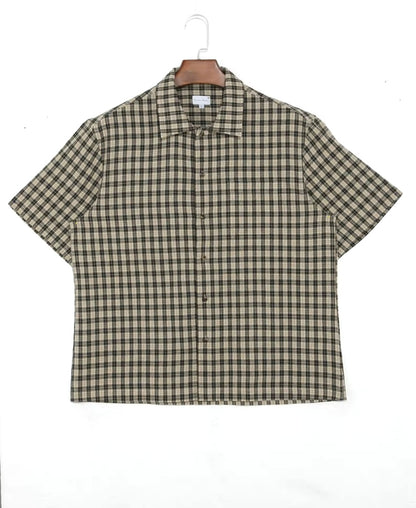 Plaid Button Up [Brown]