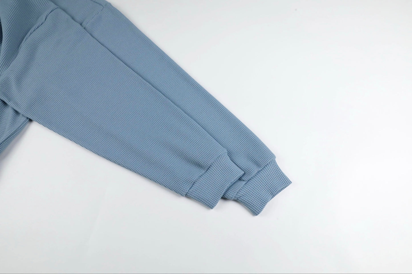 Waffle knit [Blue]