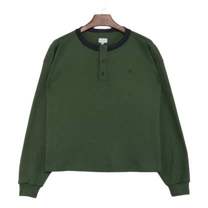 Waffle knit [Green]