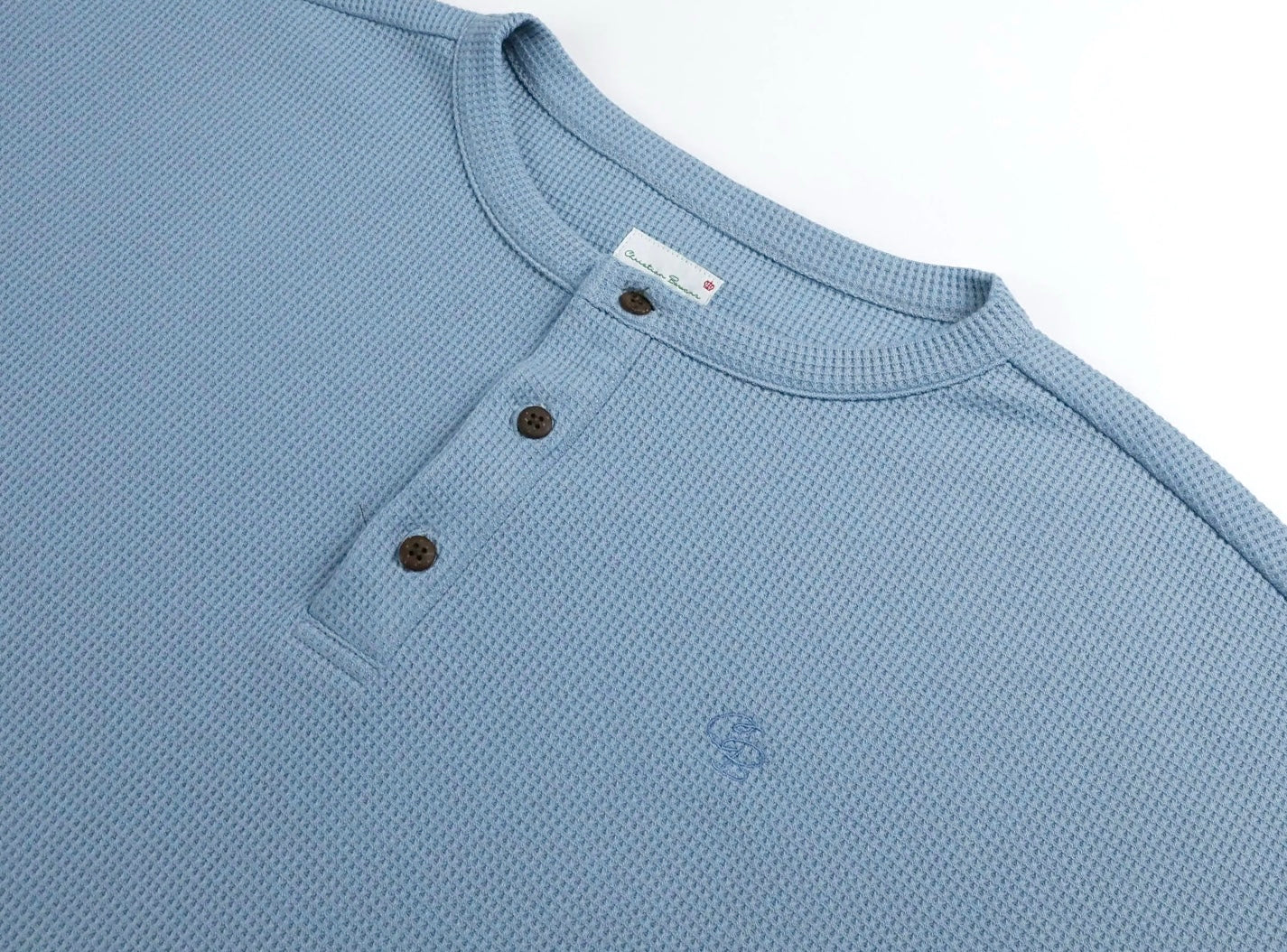 Waffle knit [Blue]