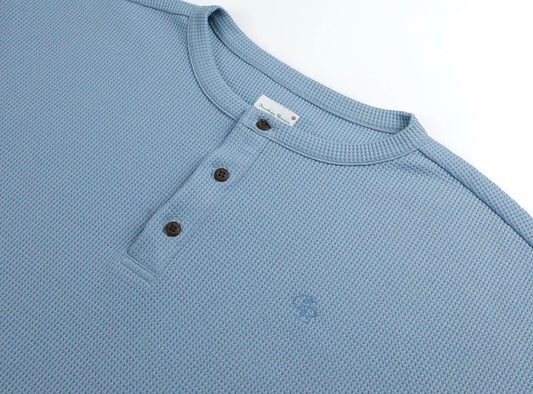 Waffle knit [Blue]