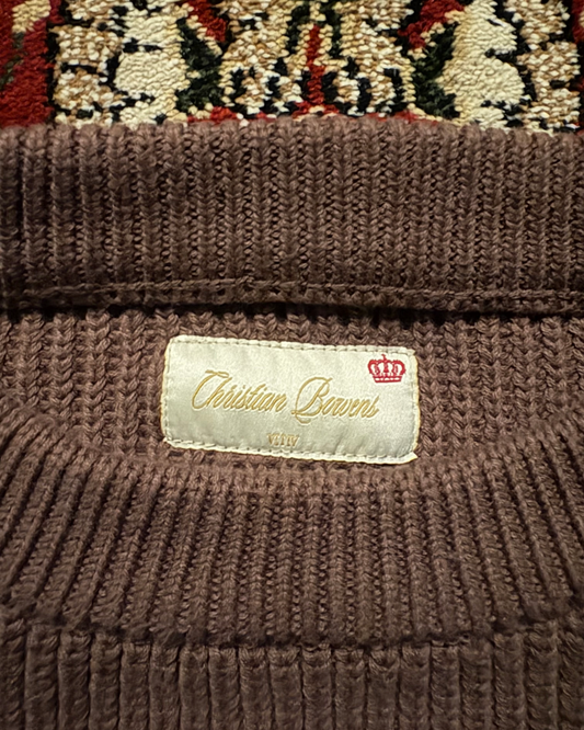 FISHERMAN SWEATER - BROWN