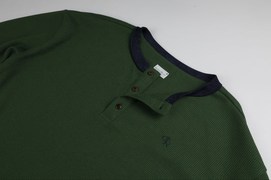 Waffle knit [Green]